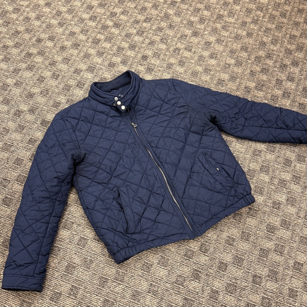 Legacy Navy Womens Quilted‎ Jacket Sz Xl